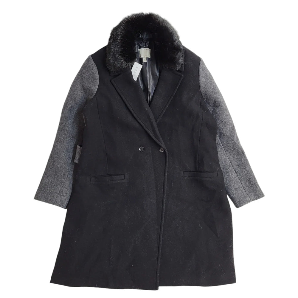 Heritage Collection Black & Grey Overcoat UK Women's XL EE491