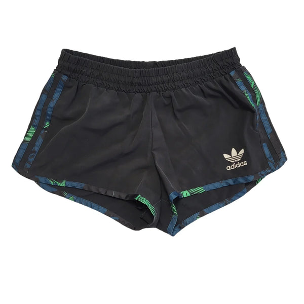 Adidas Vintage Y2K  Black Sports Gym Shorts Uk Women's Size 8 W26