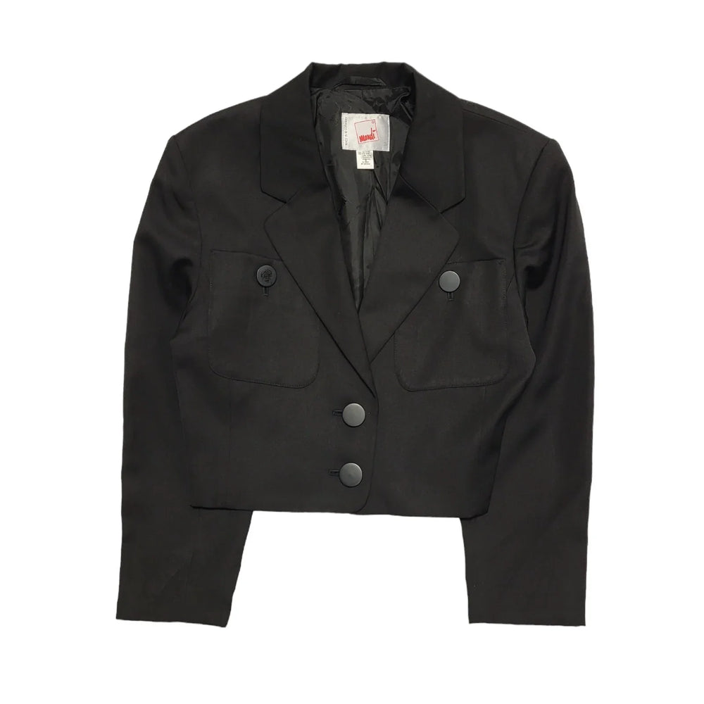 Mondi Black Long Sleeve Blazer Jacket UK Women's S 8 K557