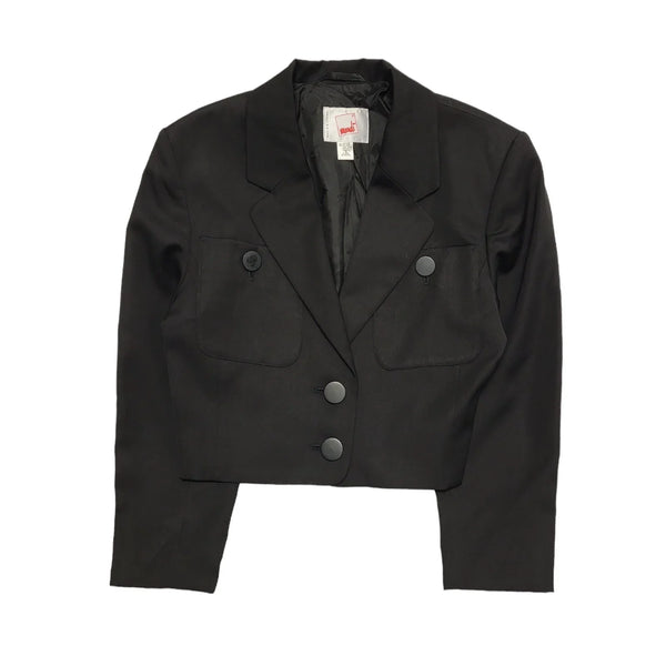 Mondi Black Long Sleeve Blazer Jacket UK Women's S 8 K557
