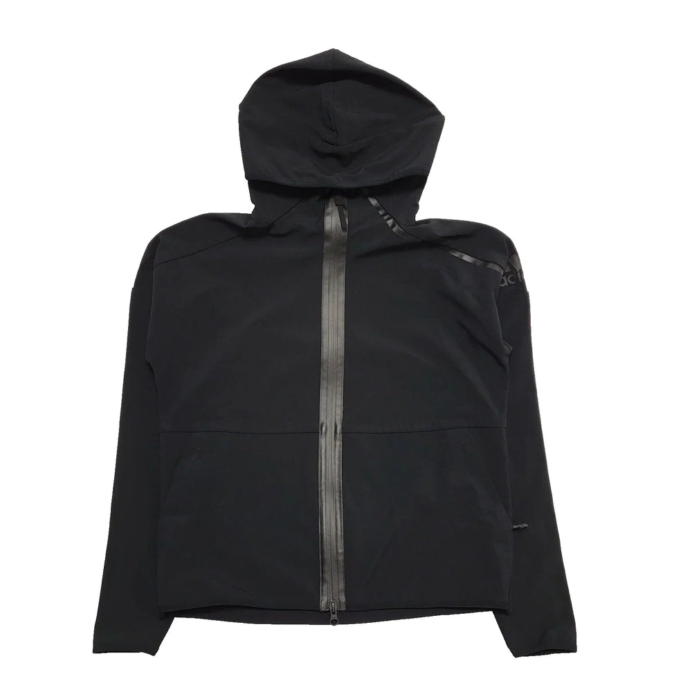 Adidas Black Zip Hooded Track Jacket UK Women's S 8-10 H793