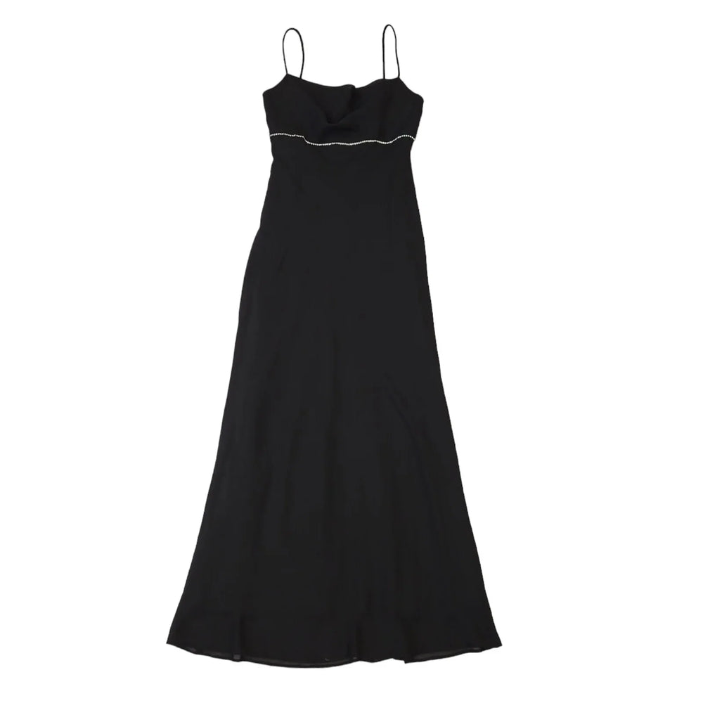 Onyx Nite Vintage 90s Black Evening Party Dress Uk Women's Size 8