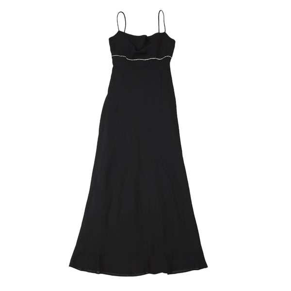 Onyx Nite Vintage 90s Black Evening Party Dress Uk Women's Size 8