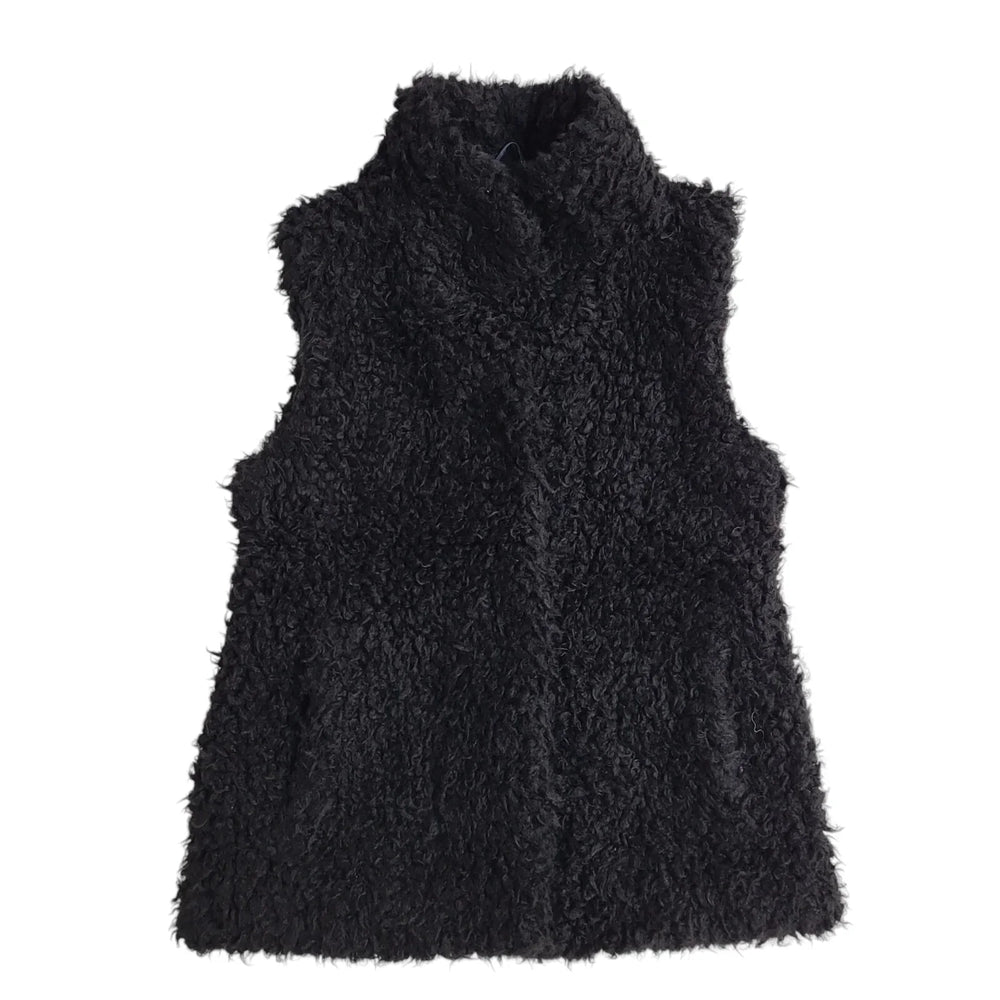Antoni & Alison Black Fleece Gilet Uk Women's Size Medium EE884