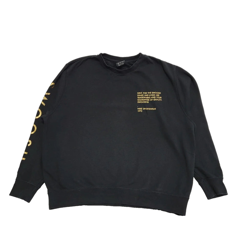 Nike Black Long Sleeve Sports Sweatshirt UK Women's Size XL K814