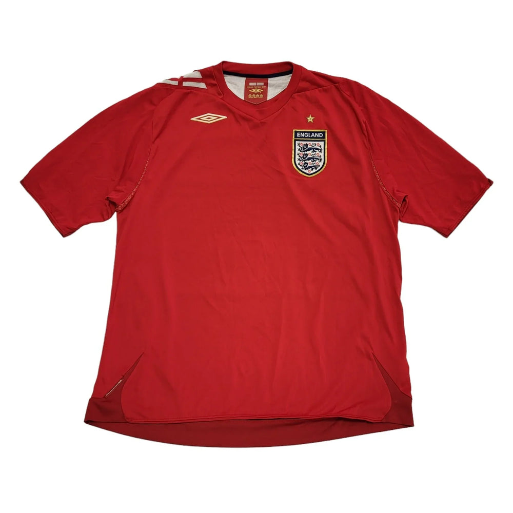 England 2008 Umbro Red Away Kit Football Shirt Uk Men's Size 2XL CC84
