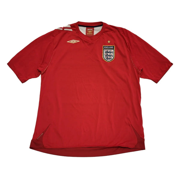 England 2008 Umbro Red Away Kit Football Shirt Uk Men's Size 2XL CC84