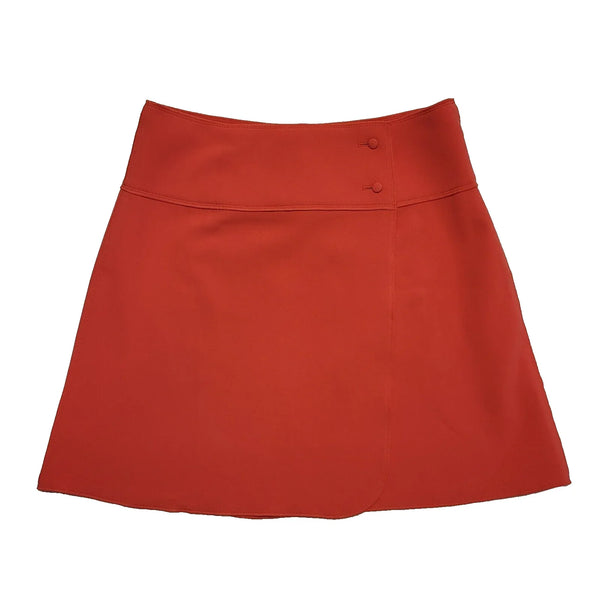 Jaeger Coral Button Skater Skirt UK Women's M 10 W28-30 K857
