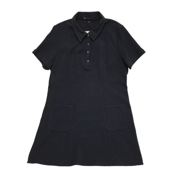Zara Black Short Sleeve Collared Dress Uk Women's Size 2XL Bnwt CC151