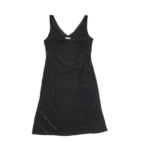 Dorothy Perkins 90s Vintage Black Party Dress Women's Size 12
