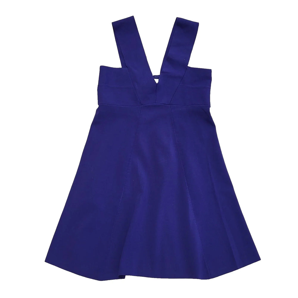 Reiss Jamie Blue Sleeveless A-Line Dress Uk Women's Size 14 L704