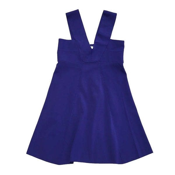 Reiss Jamie Blue Sleeveless A-Line Dress Uk Women's Size 14 L704