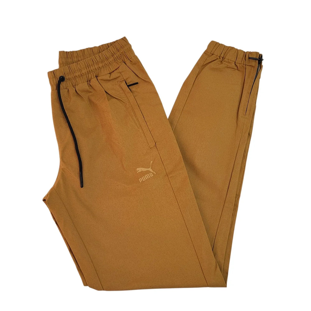 Puma Cuffed Jogger Denim Beige Sport  Bottoms Bnwt Uk Men's L W34 L32 M5