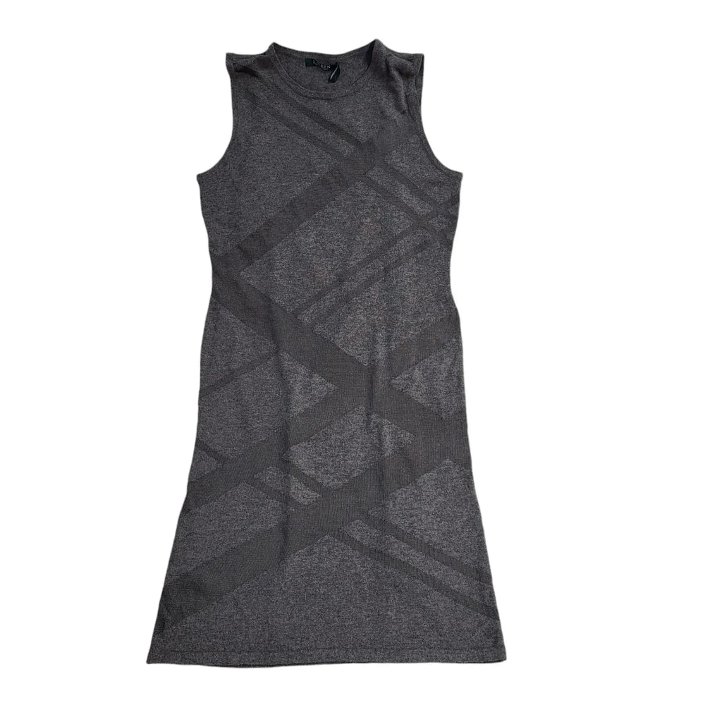 Ralph Lauren Grey Sleeveless Bodycon Dress UK Women's Size M Bnwt FF8