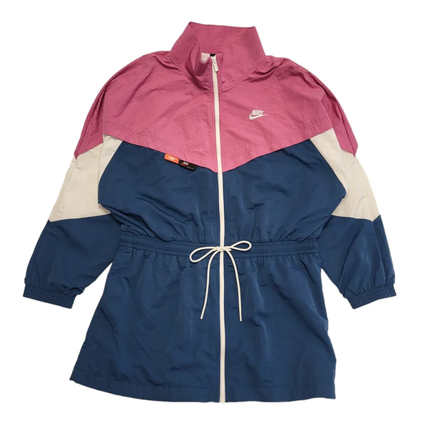 Nike Blue Pink Zipped Over-sized Sports Jacket Uk Men's Size Large CC671