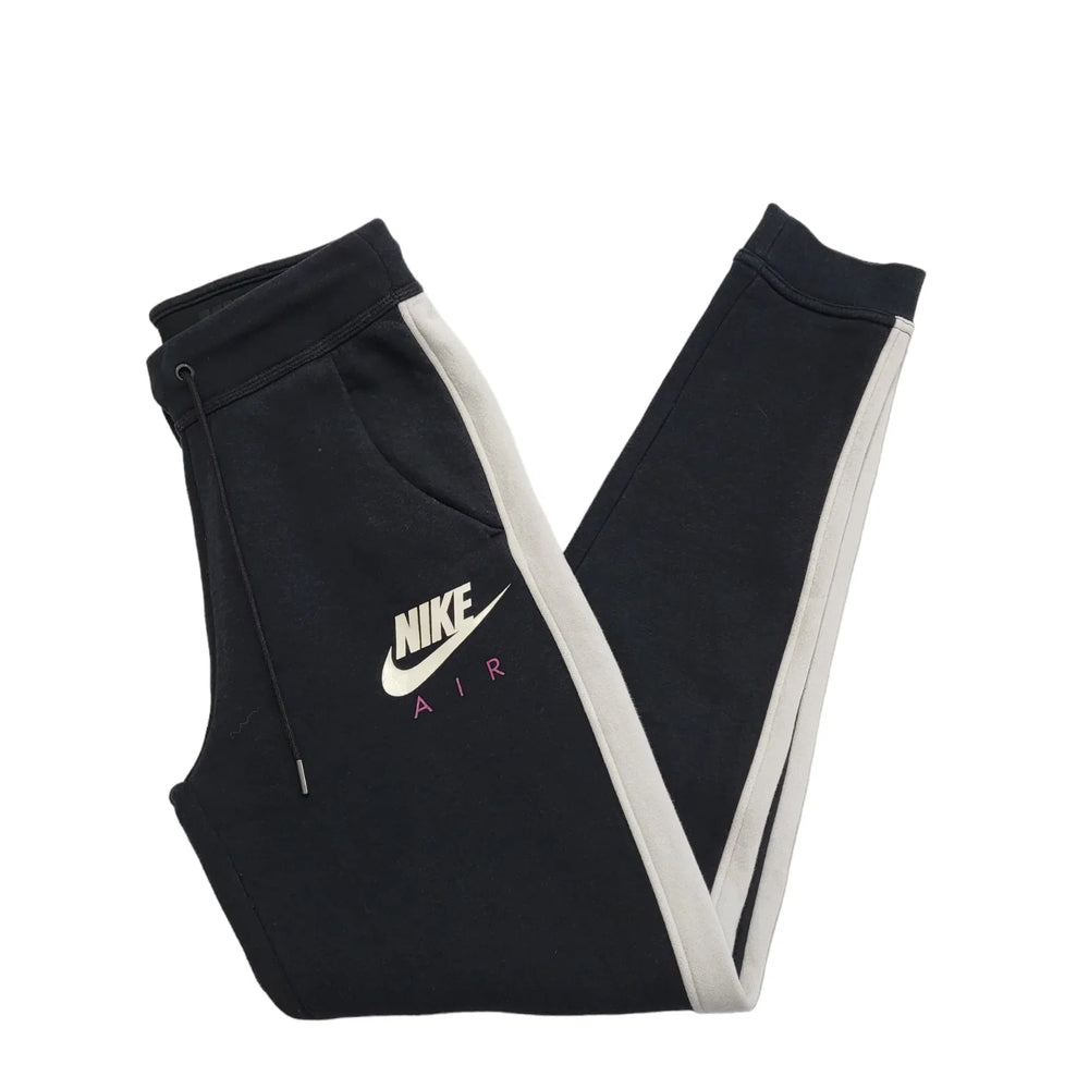 Nike Air Black Tapered Tracksuit Bottoms/Joggers Womens Size UK XS W24 L27 CC847