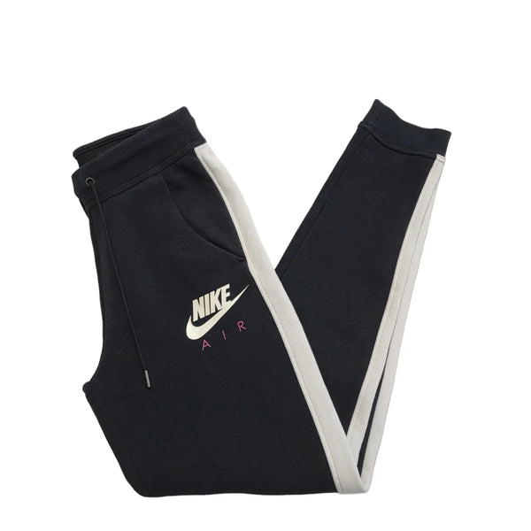 Nike Air Black Tapered Tracksuit Bottoms/Joggers Womens Size UK XS W24 L27 CC847