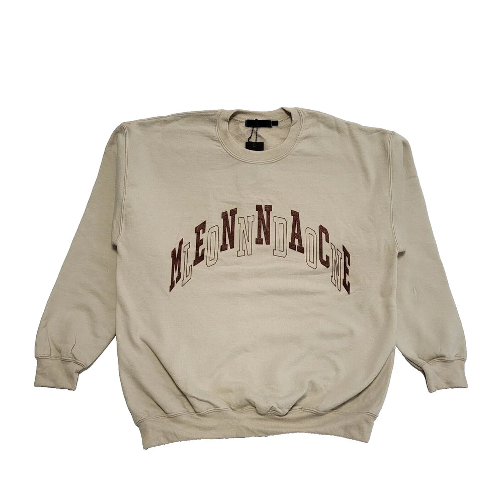 Mennace Beige Crew Neck Long Sleeve Sweatshirt UK Men's Medium BNWT K325