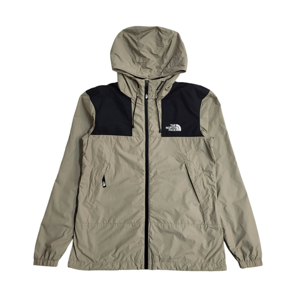 The North Face Beige & Black Zipped Hooded Jacket Uk Women's Size S EE898