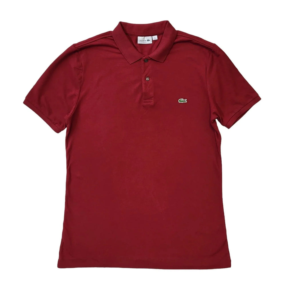 Lacoste Polo Top Red Short Sleeve Mens Size Uk 2XL G565