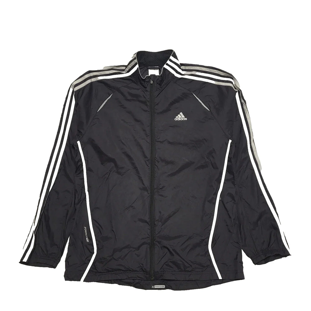Adidas Black White Lightweight Sports Jacket uk Men's M K714