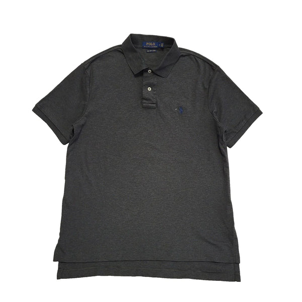 Polo Ralph Lauren Grey Short Sleeve Polo T-Shirt Uk Men's M L514