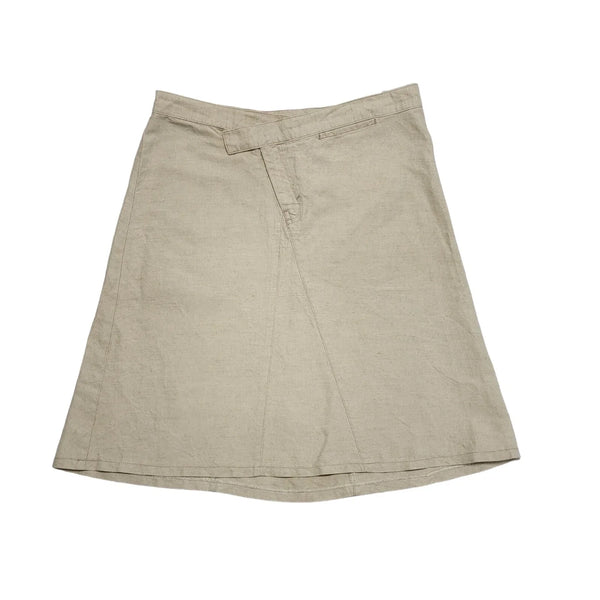 United Colors Of Benetton Vintage Y2K Beige Skirt Womens UK Size 16 W34