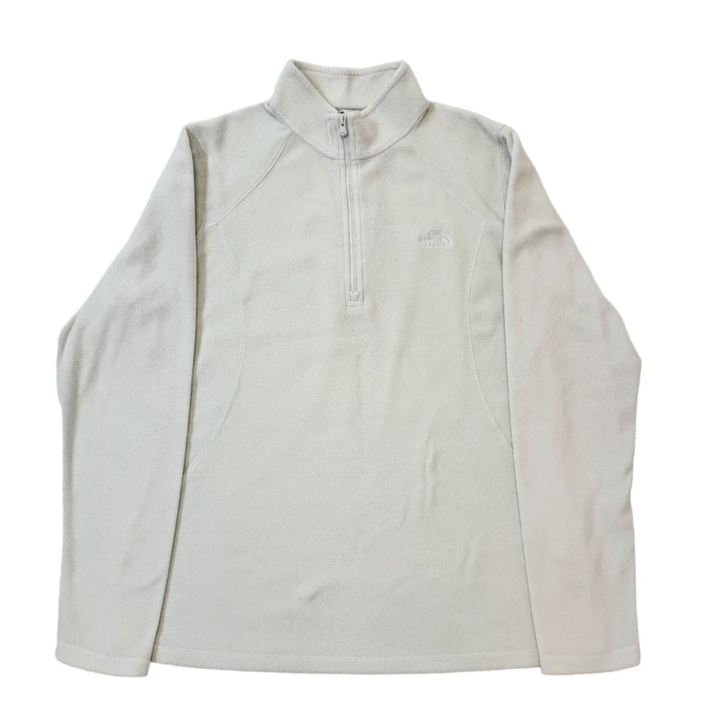North Face Y2K Fleece Base Layer White 1/4 Zip Women's Size L