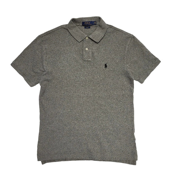 Polo Ralph Lauren Grey  Short Sleeve Sports Polo Shirt Uk Men's Size L L265