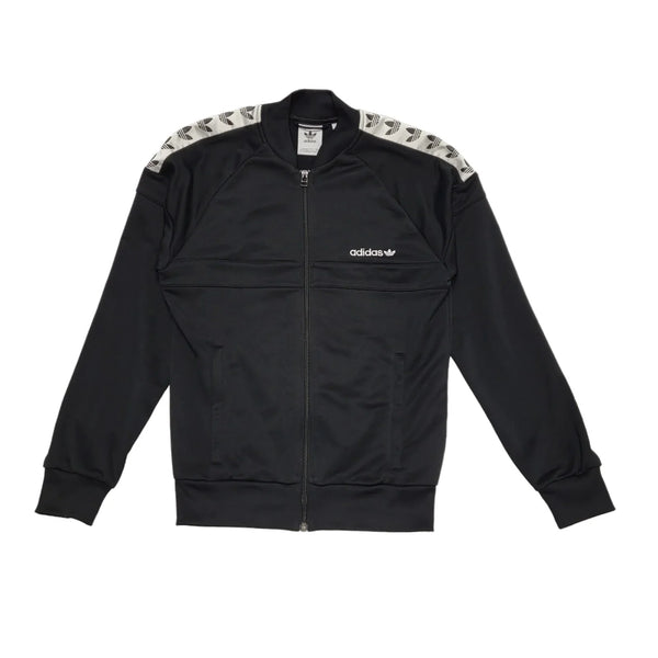 Adidas Black White Zip Sports Tracksuit Top Jacket Men's uk Small BB240