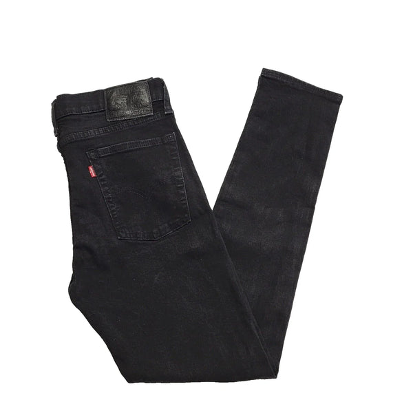 Levi's 5107 Black Straight Slim Zipped Denim Jeans Men's M W32 L32 K847