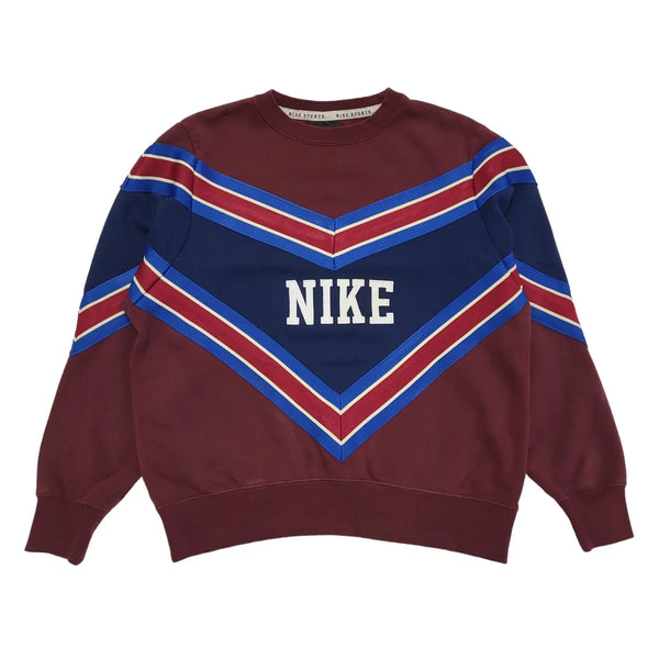 Nike Red & Blue Round Neck Sweatshirt Uk Women's Size 8 D172