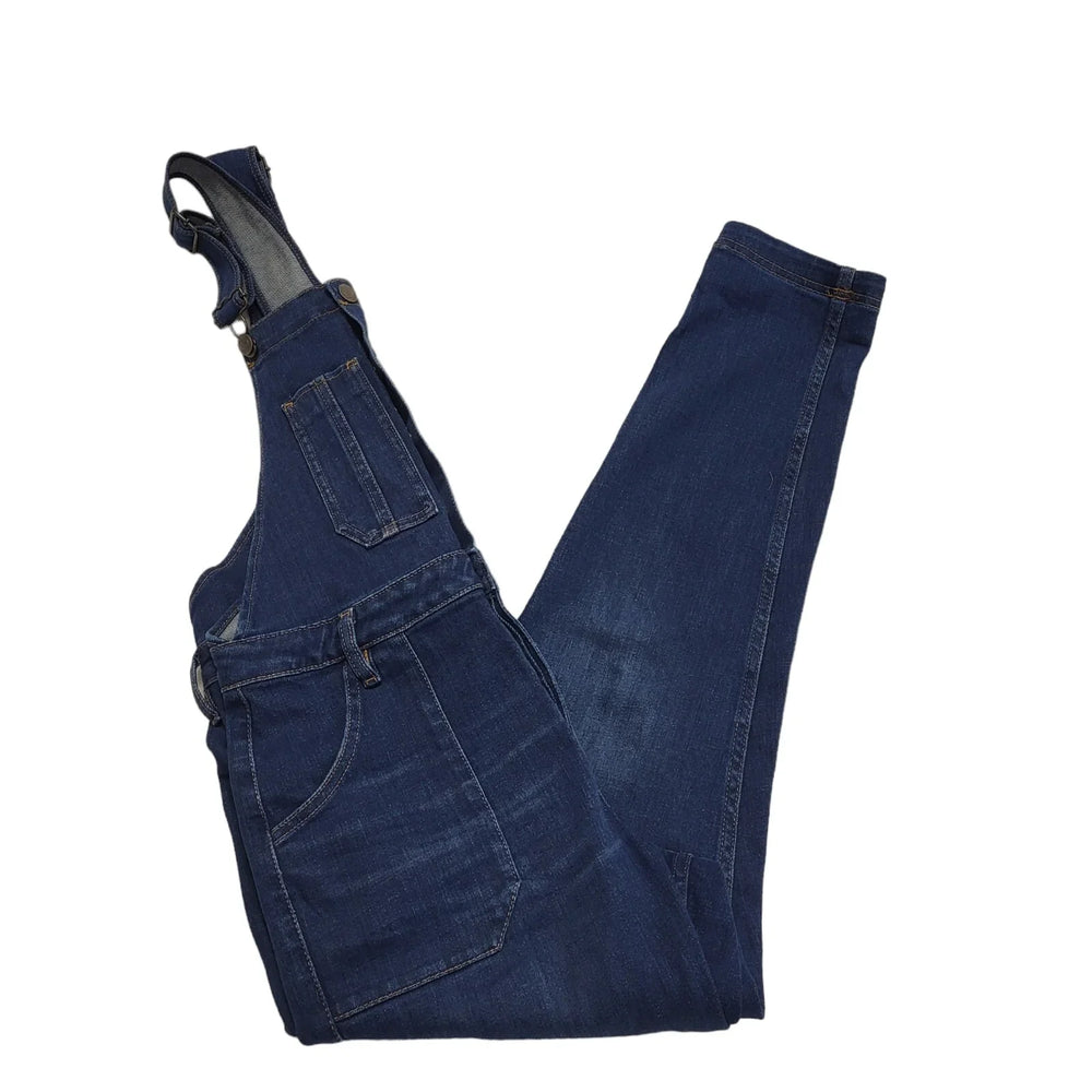 Fat Face Dark Blue Denim Dungarees Uk Women's 8 W26 DD276