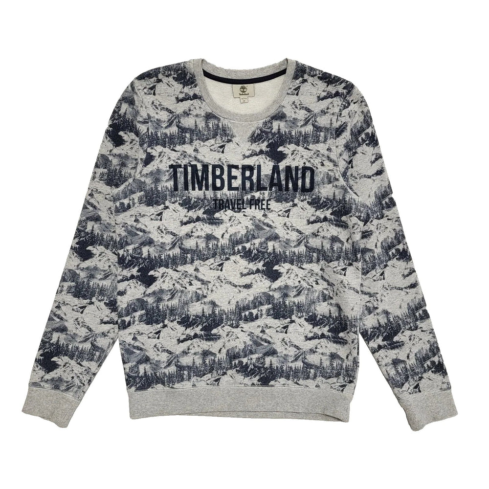 Timberland Vintage 90's Blue Round Neck Sweatshirt Mens UK Size M