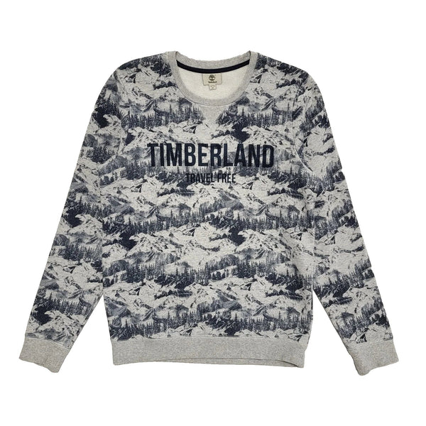 Timberland Vintage 90's Blue Round Neck Sweatshirt Mens UK Size M