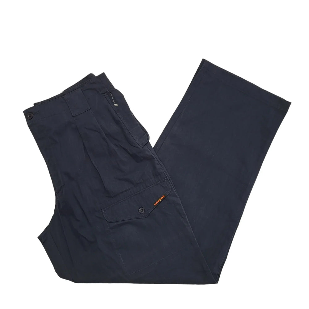 DKNY Jeans Blue Cargo Trousers Straight Leg Mens UK Size L W34 L33 CC16