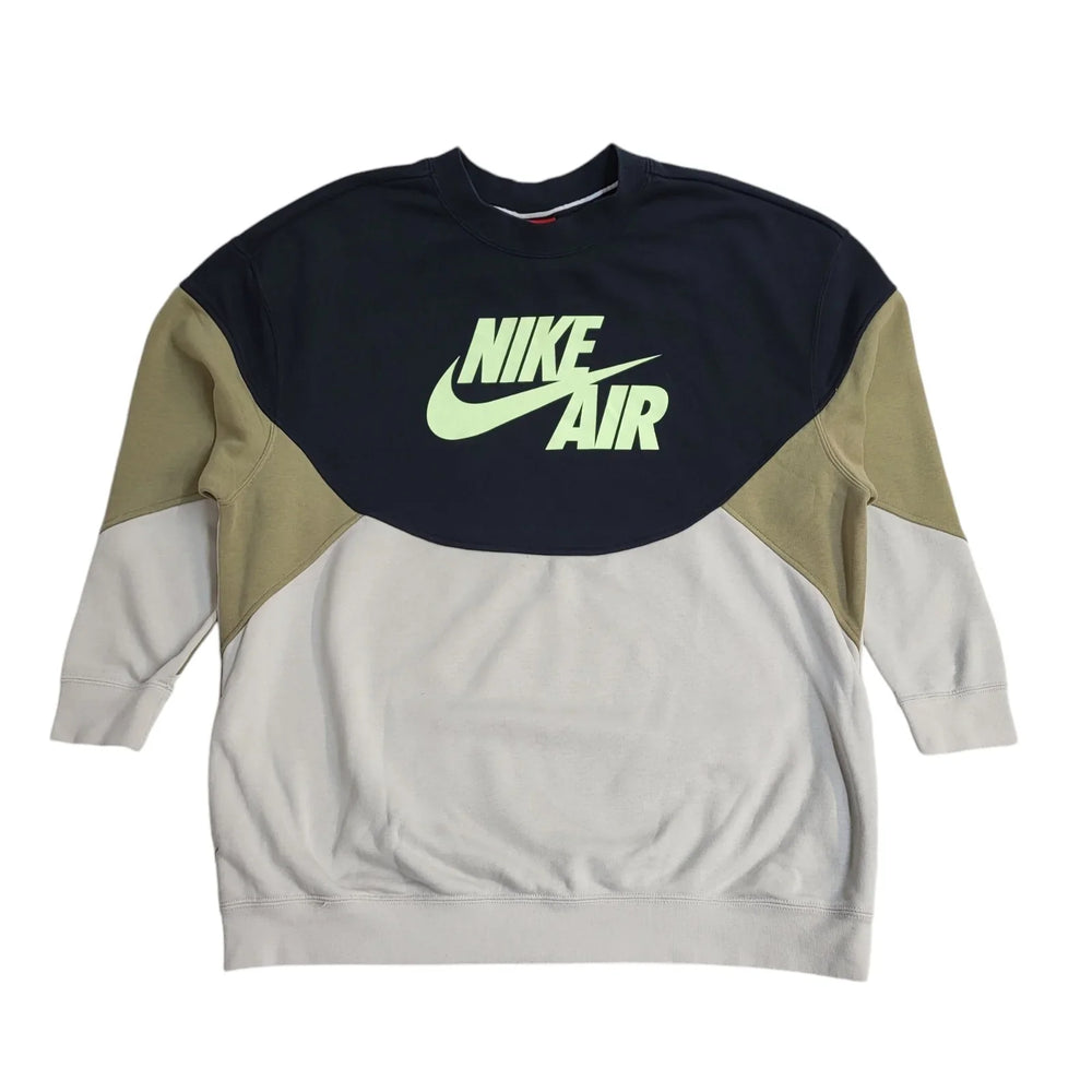 Nike Air Multicoloured Oversized Y2K Sports Sweatshirt UK Women's Size M