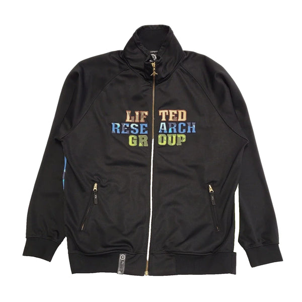 Lng Black Long Sleeve Zipped Tracksuit Top UK Men's Large K249