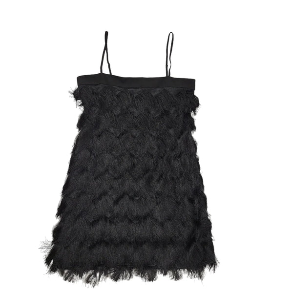 River Island Black Sleeveless Ethnic Artizan Dress UK Women's 12 Bnwt BB351