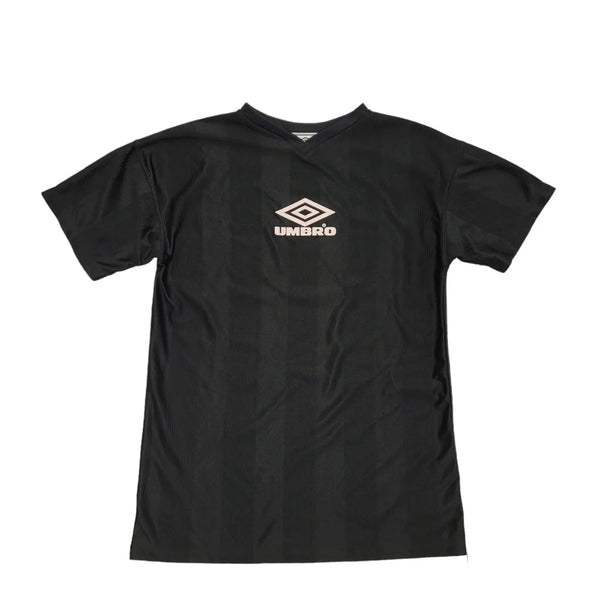 Umbro 90s Vintage Black V-Neck Short Sleeve T-Shirt Mens Size XL
