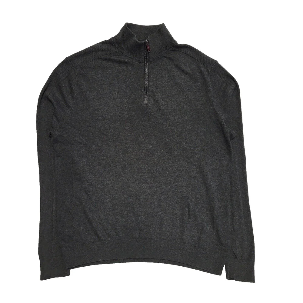 Michael Kors Grey High Neck Tight Knit Wool Jumper Uk Men's Size XL L612