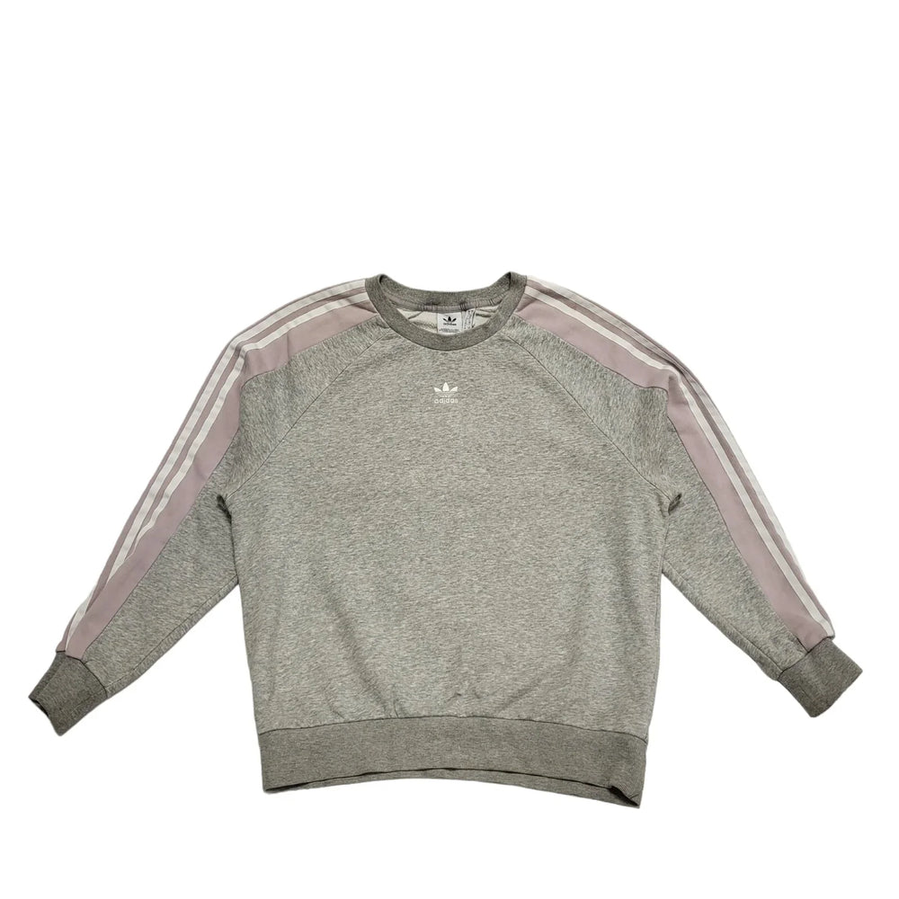 Adidas Grey Pink Long Sleeve Sports Sweatshirt UK Women's Size 10 K630