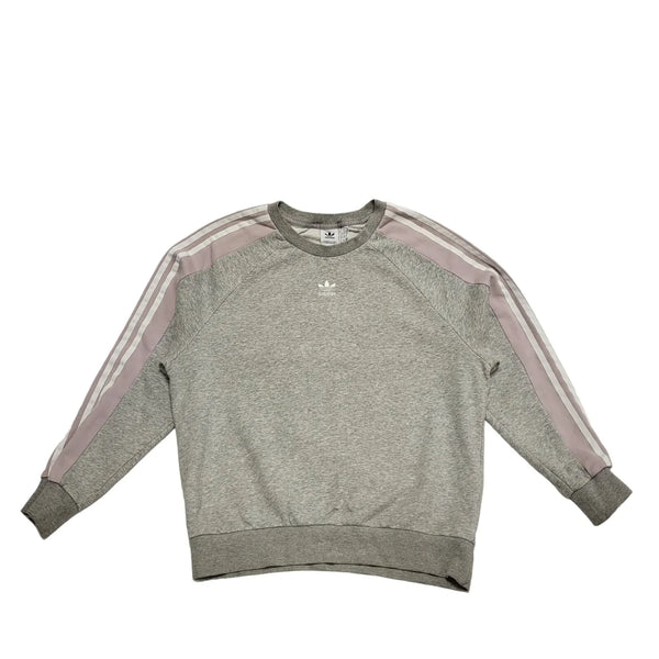 Adidas Grey Pink Long Sleeve Sports Sweatshirt UK Women's Size 10 K630