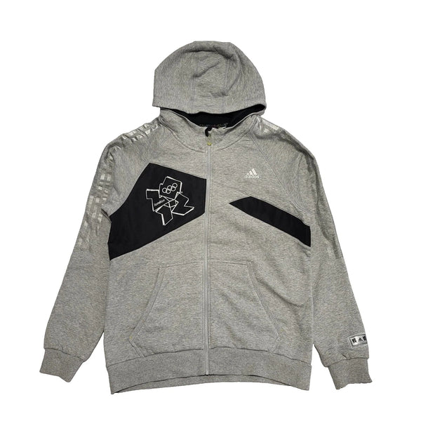 Adidas Grey Zipped London 2012 Sweatshirt Hoodie Men's  UK xL EU 56 H822