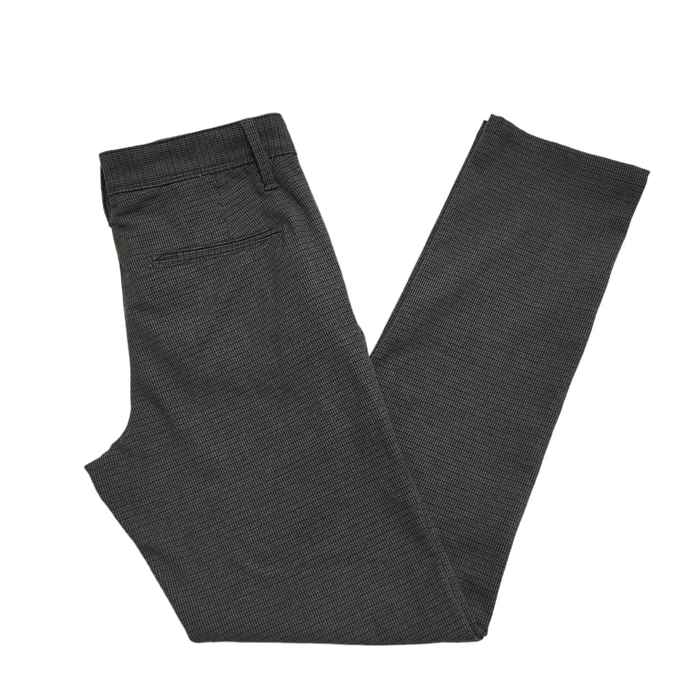 Selected Dark Grey Straight Leg Casual Trousers Uk Men's Size S W30 L32 DD749
