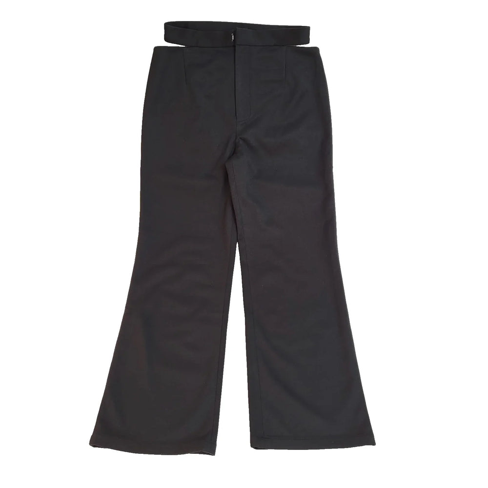 Jovonna Dress Trousers Black Wide Leg Uk Women's XL 14 W28-32 L29 Bnwt