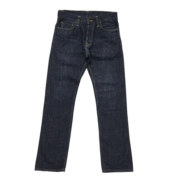 Carhartt Oakland Pant Blue Straight Button Denim Jeans Uk Men's XS W29 L32 CC501