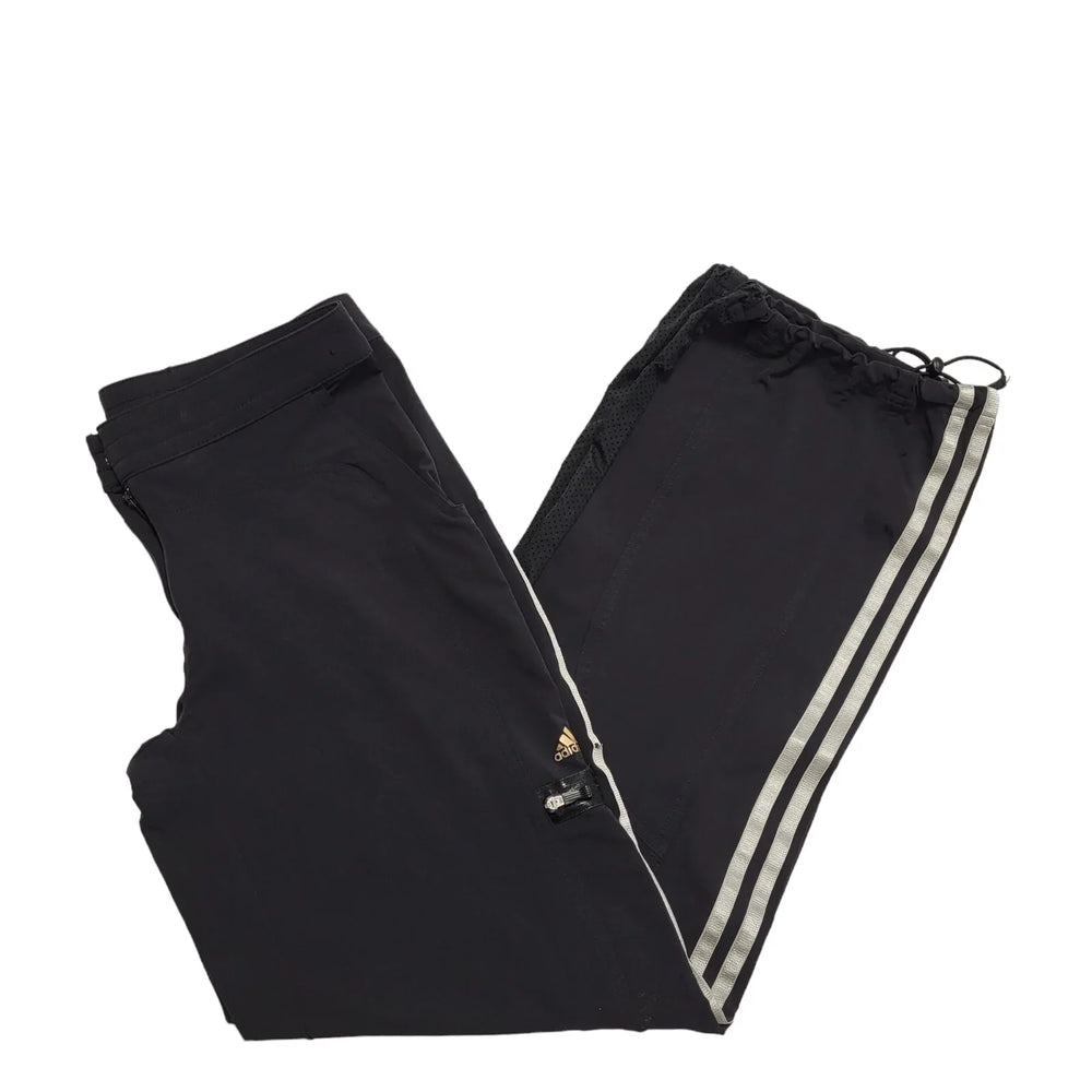 Adidas Clima365 Black Straight Tracksuit Bottoms Uk Women's 12 L W30 L30 H762