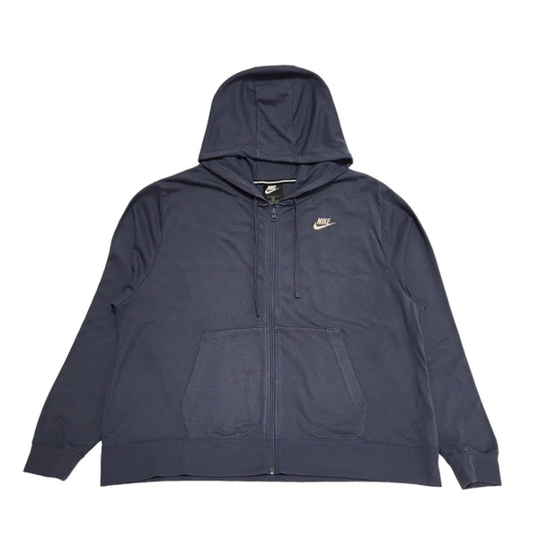 Nike Full Zip Drawstring Purple Hoodie Women's UK 2XL BB14