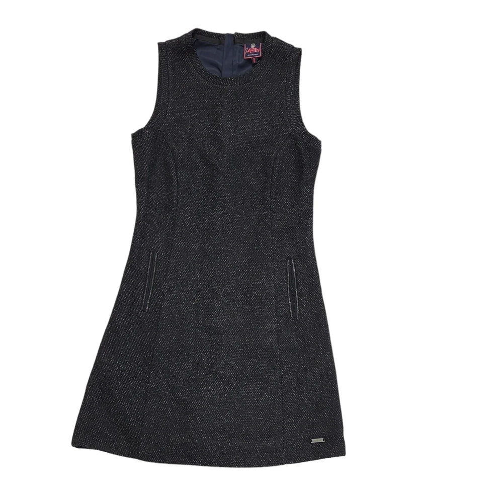 Superdry Sleeveless Navy Blue Bodycon Dress Uk Women's XS CC607